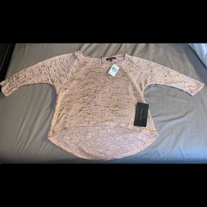 Pretty pink and gold women’s shirt NWT